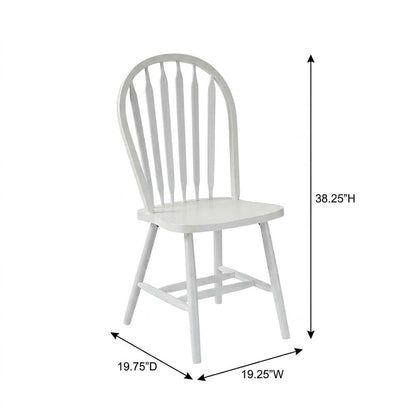 Parawood Windsor Arrowback Dining Chair with Spindle Back for Dining Room