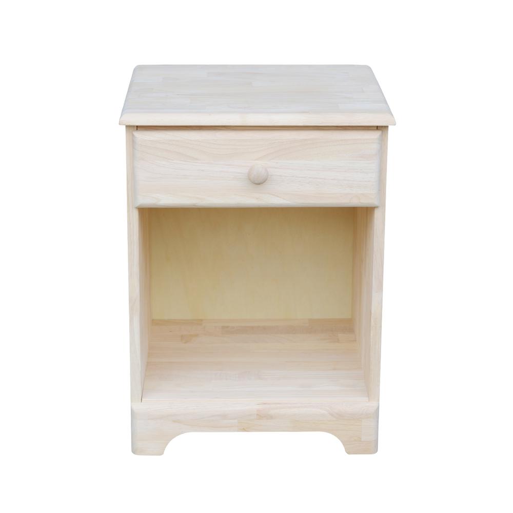 Nightstand , Unfinished