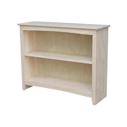 Wooden Bookcase with Modern Design and Open Shelves for Home Storage