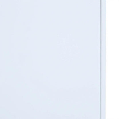 White Shaker Bookcase with Classic Design and Spacious Shelving