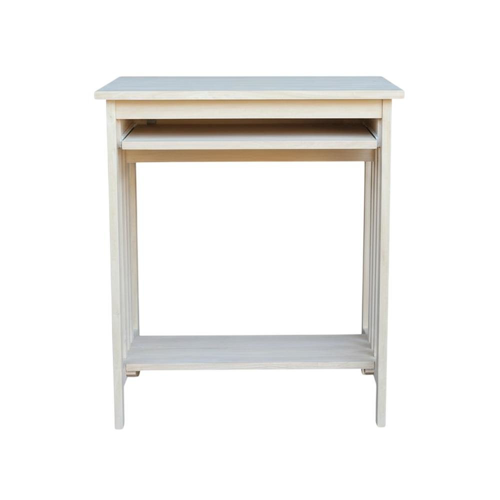 Unfinished Computer Stand With Sleek Design And Sturdy Construction