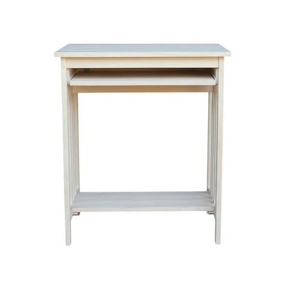 Unfinished Computer Stand With Sleek Design And Sturdy Construction