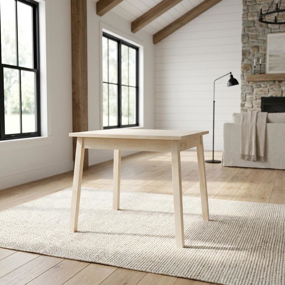 Child's Unfinished Coffee Table with Wipe-Clean Surface