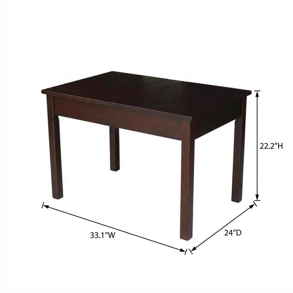 Lift-Top Coffee Table in Rich Mocha with Hidden Storage and Wipe-Clean Finish