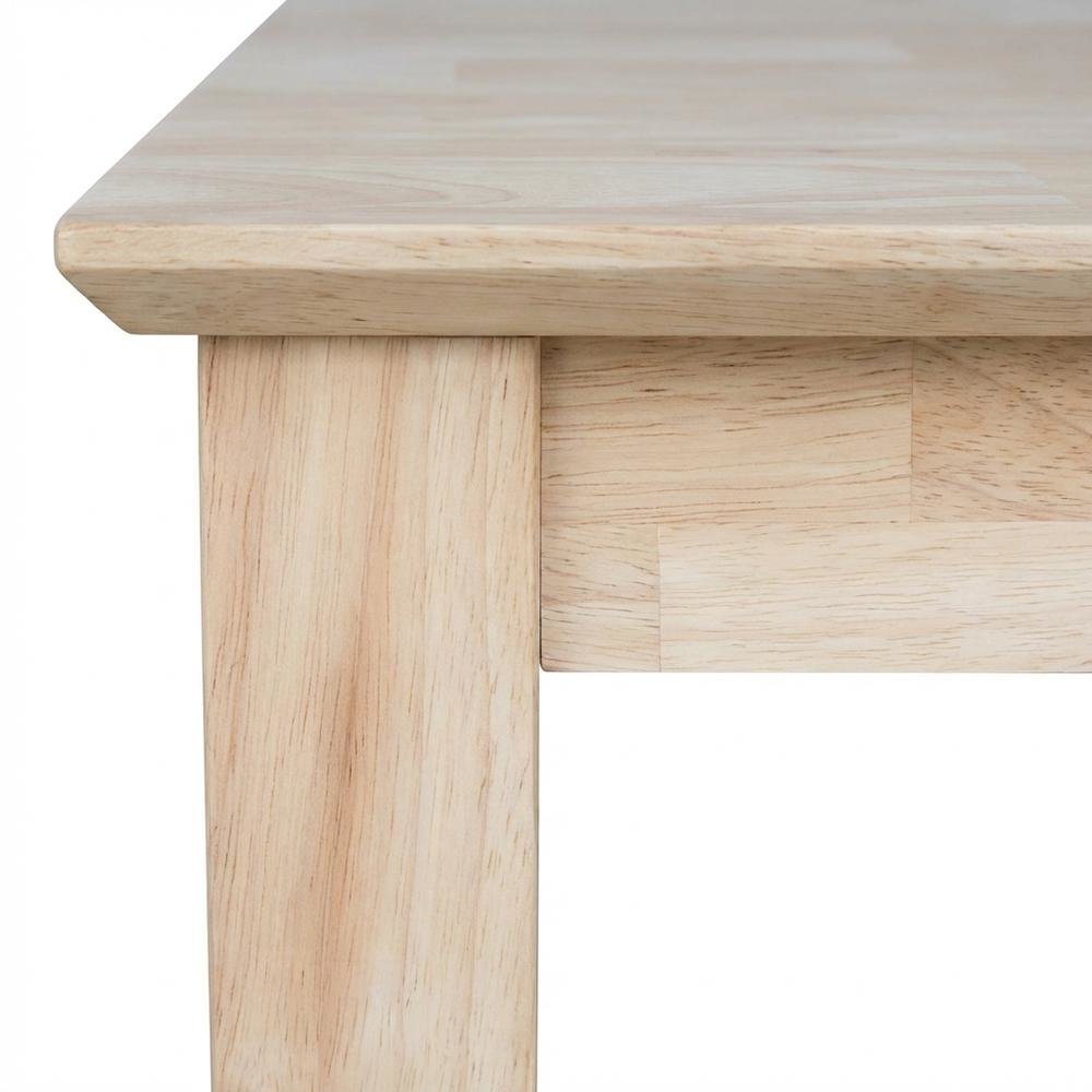 Shaker-Style Coffee Table With Durable Wood Construction and Versatile Design