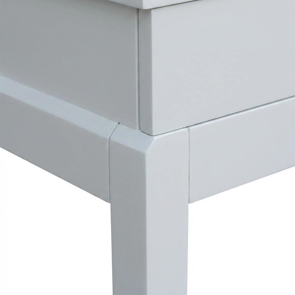 Snow White Vanity Table with Elegant Design for Bedroom or Dressing Area