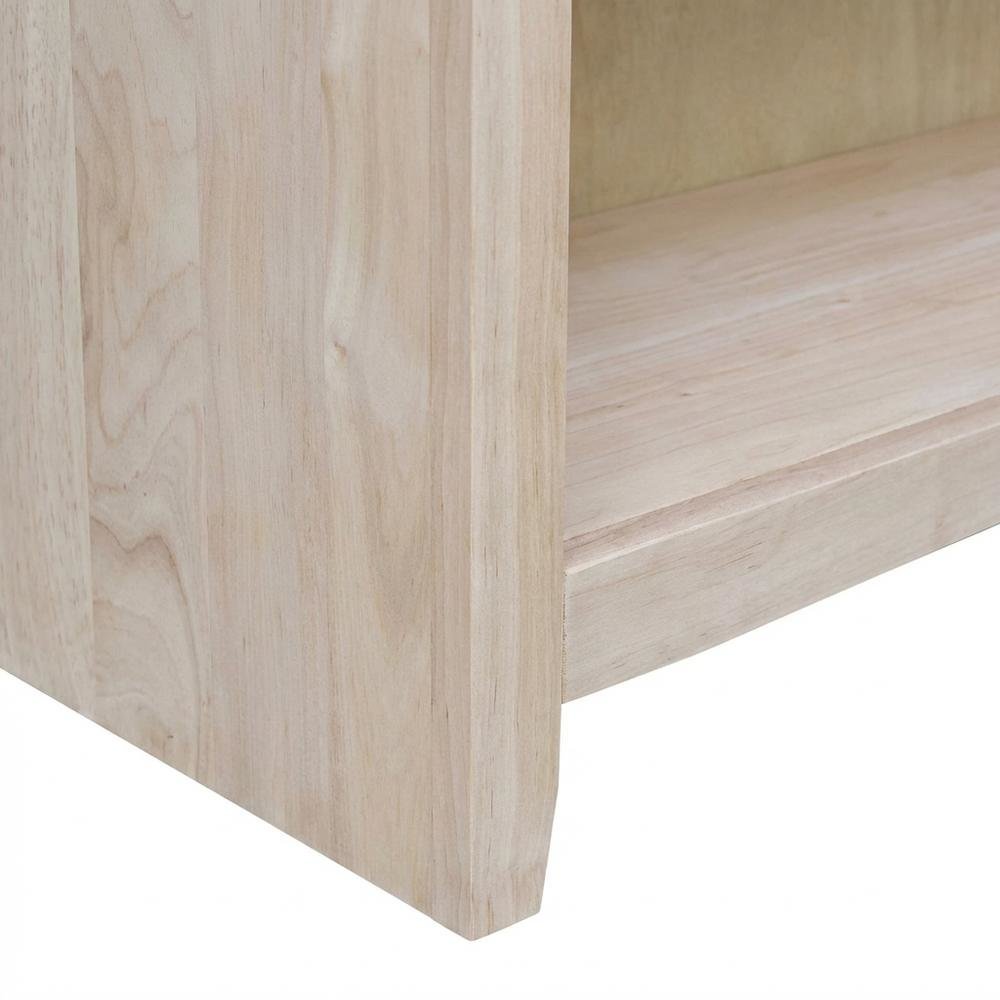 Wooden Bookcase with Modern Design and Open Shelves for Home Storage