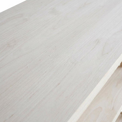 Unfinished Mission TV Stand in Natural Finish for Modern Living Room