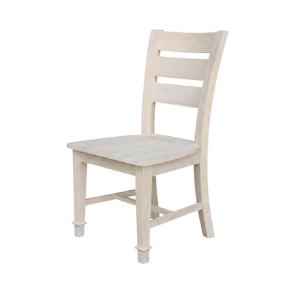 Tuscany Unfinished Hardwood Dining Chairs for Kitchen or Dining Room