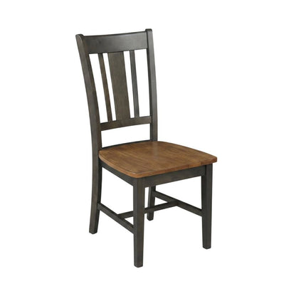 Solid Hardwood Splatback Dining Chair for Kitchen and Dining Room, Set of 2