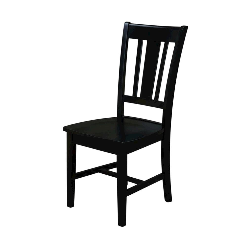 Solid Wood Dining Chairs with Splatback Design for Dining Room