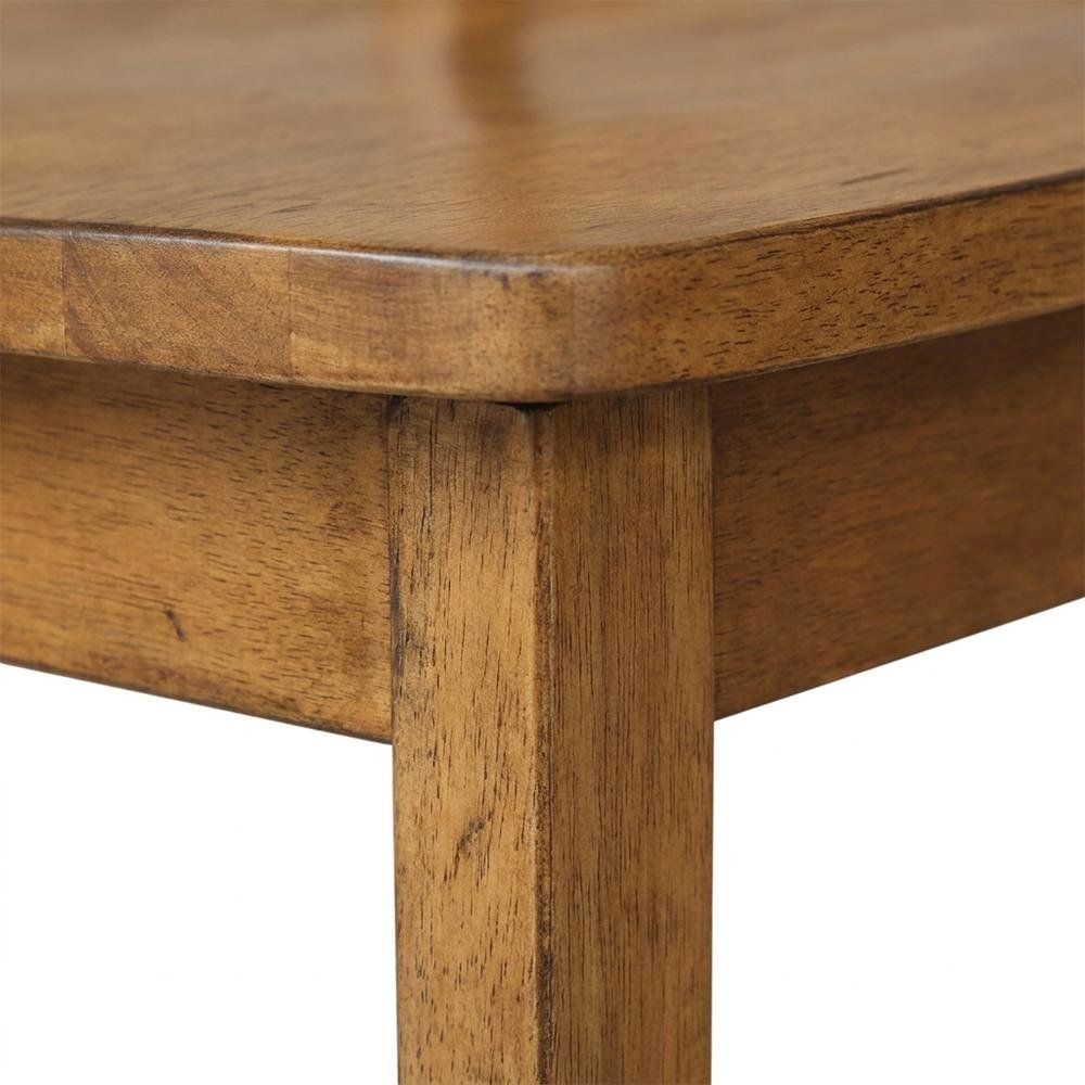 Solid Hardwood X-Back Dining Chair with Contoured Wood Seat for Dining Room