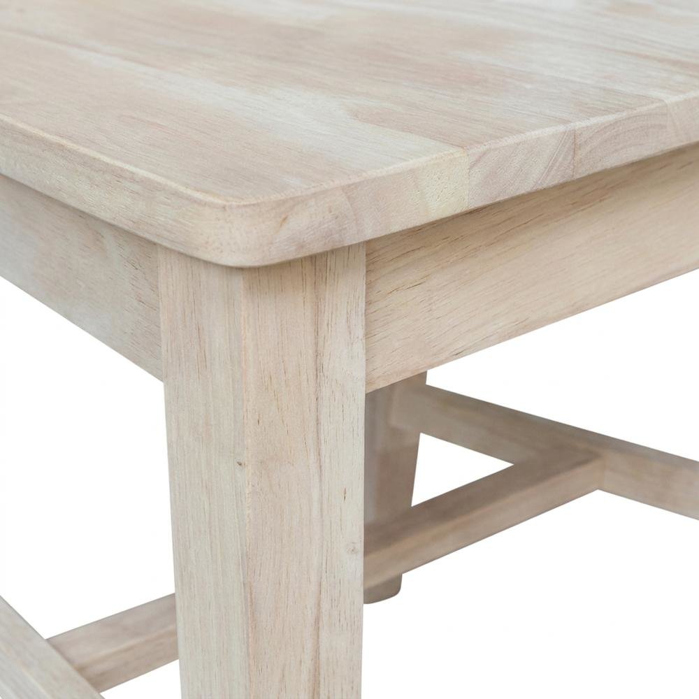 Parawood Traditional Wooden Dining Chairs for Kitchen Table, Unfinished
