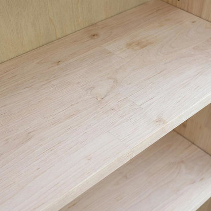Modern Wooden Bookcase with Open Shelves and Sturdy Construction