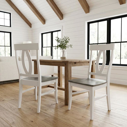 Solid Wood Dining Chairs with Hardwood Frame for Dining Room, Set of 2