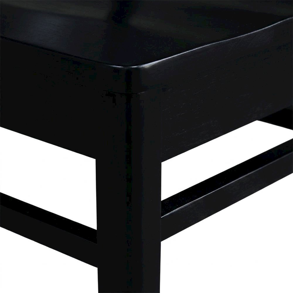Solid Hardwood Dining and Living Room Side Chair with Classic Frame