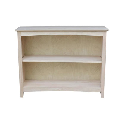 Wooden Bookcase with Modern Design and Open Shelves for Home Storage