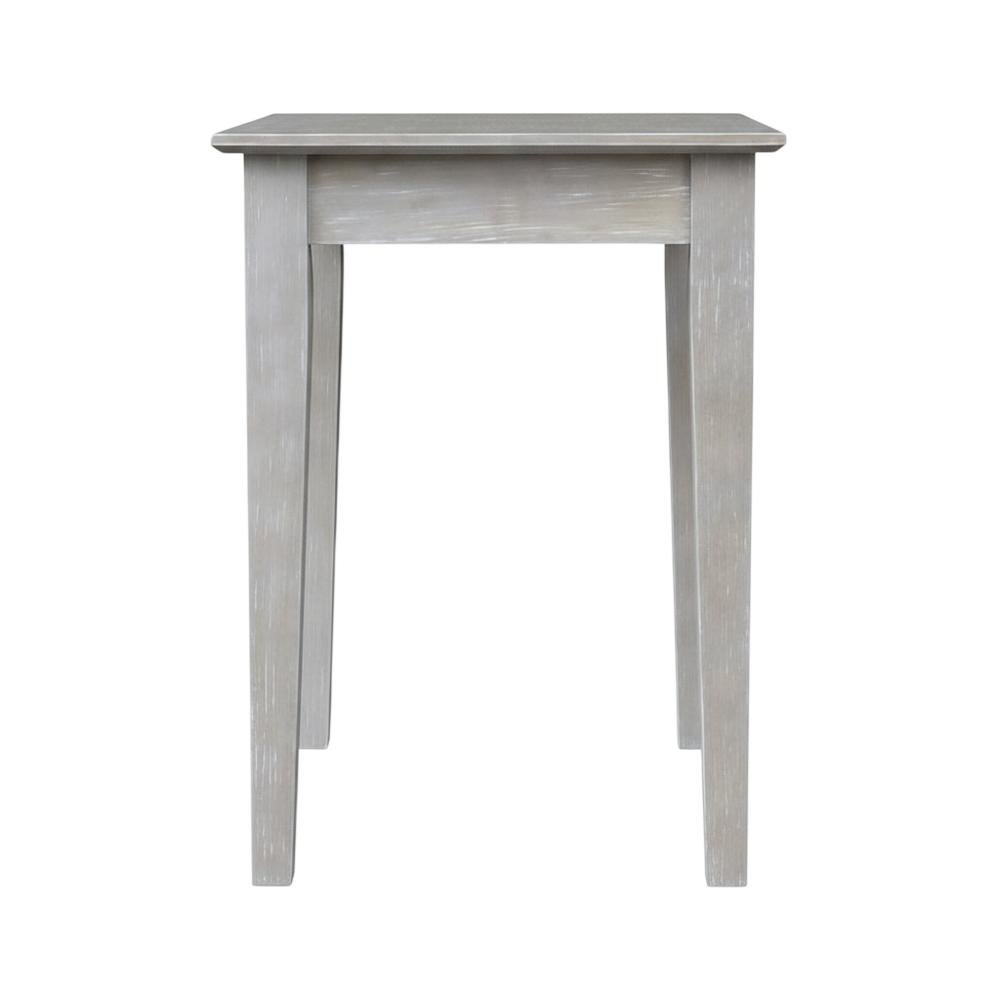 Gray Washed Writing Table With Smooth Surface And Modern Design