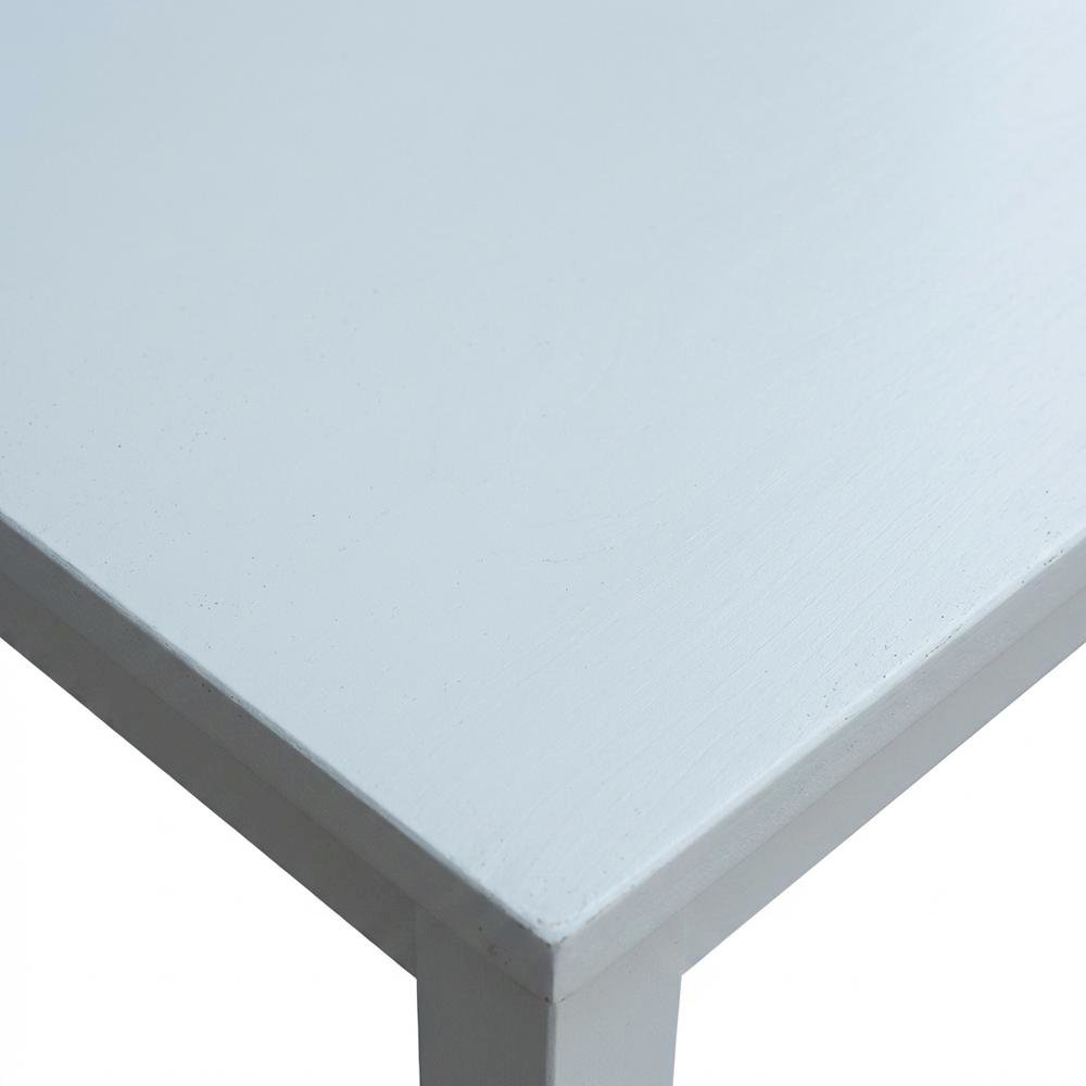 White coffee table with sleek design and durable surface