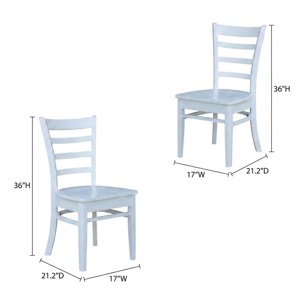 Solid Hardwood Dining Chair with Classic Leg Design for Kitchen and Dining Room