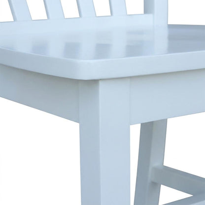 Hardwood Cafe Dining Chairs for Kitchen Table, Set of Two, Dining Room