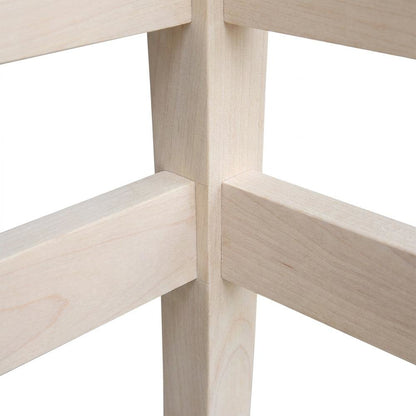 Tuscany Unfinished Hardwood Dining Chairs for Kitchen or Dining Room