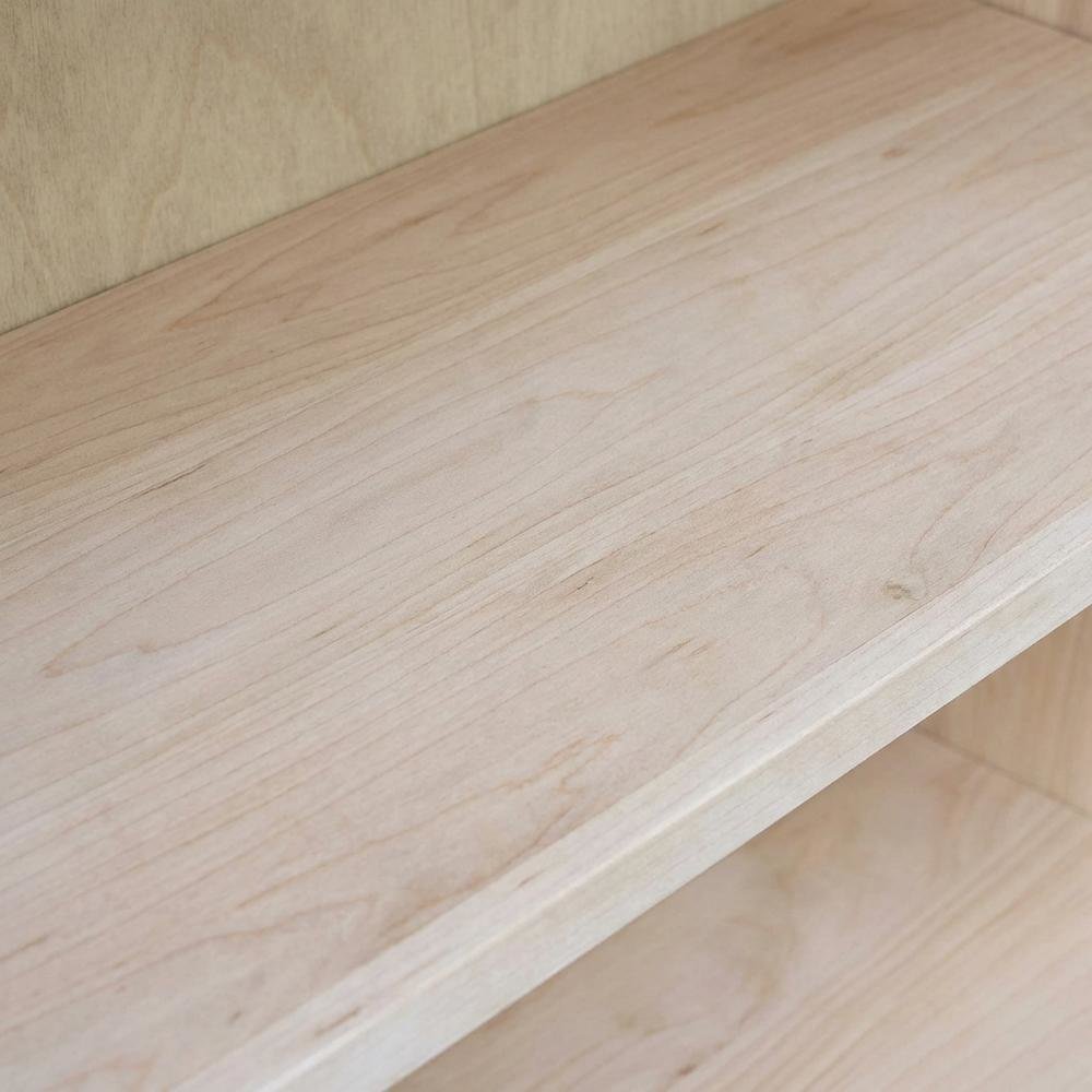 Wooden Bookcase with Modern Design and Open Shelves for Home Storage