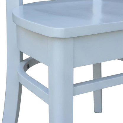 Solid Hardwood Dining Chair with Classic Leg Design for Kitchen and Dining Room