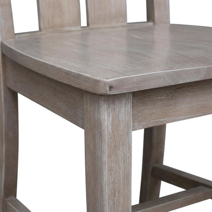 Solid Wood Dining Chair with Curved Back for Modern Dining Room