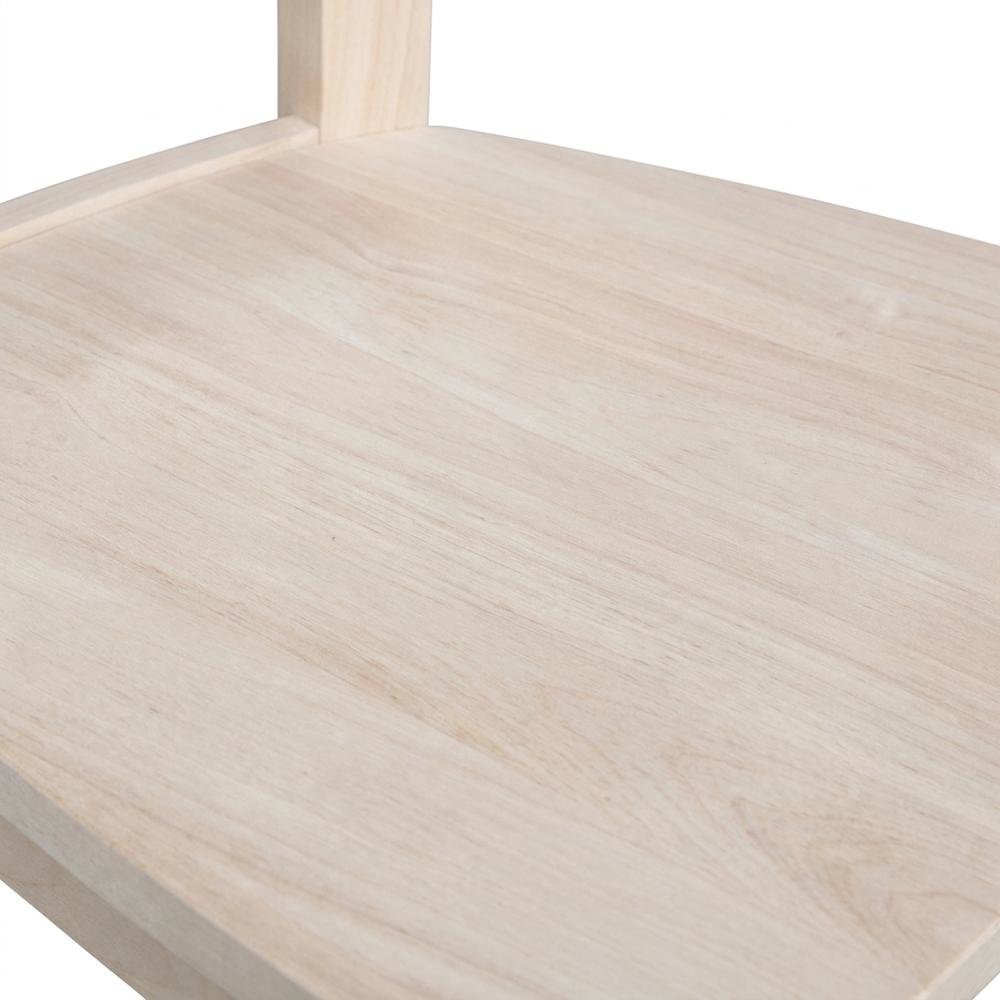 Tuscany Unfinished Hardwood Dining Chairs for Kitchen or Dining Room