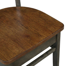 Solid Hardwood Farmhouse Dining Side Chairs, Set of 2