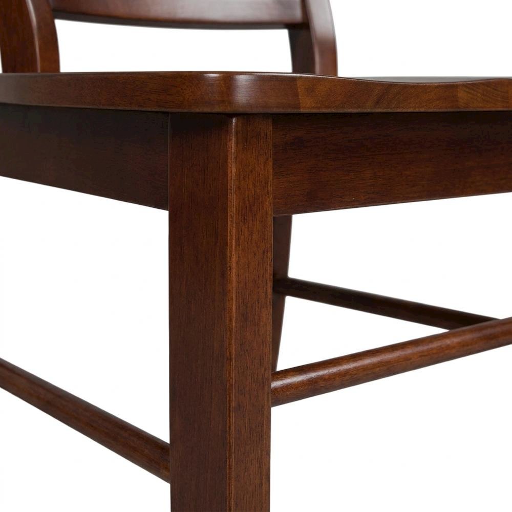 Solid Wood X-Back Dining Chair, Hardwood Side Chair for Dining Room