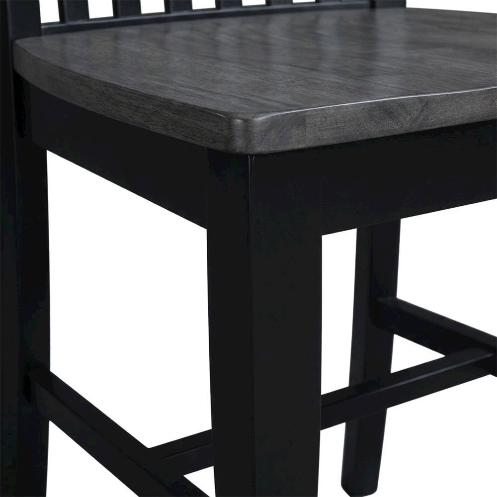 Solid Hardwood Dining Chair with Tall Mission Back for Dining Room