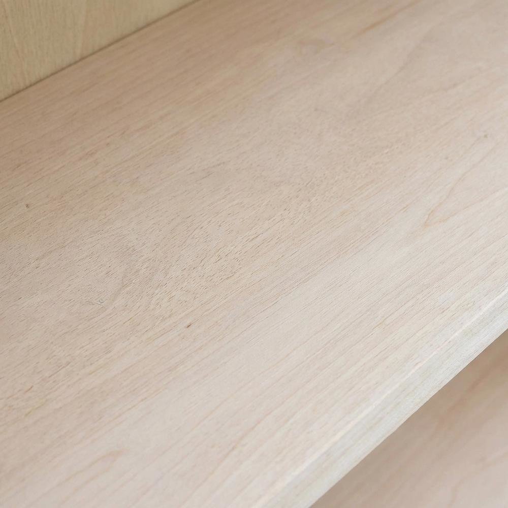 Laminated Wood Bookcase with Spacious Shelves for Home Office Storage