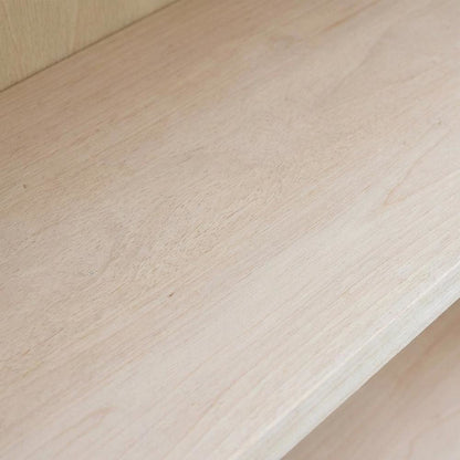 Laminated Wood Bookcase with Spacious Shelves for Home Office Storage