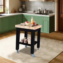 Solid Wood Kitchen Island