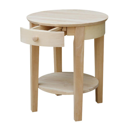 Philips End Table , Unfinished