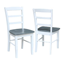 Solid Wood Ladderback Dining Chairs for Kitchen and Dining Room, Set of 2