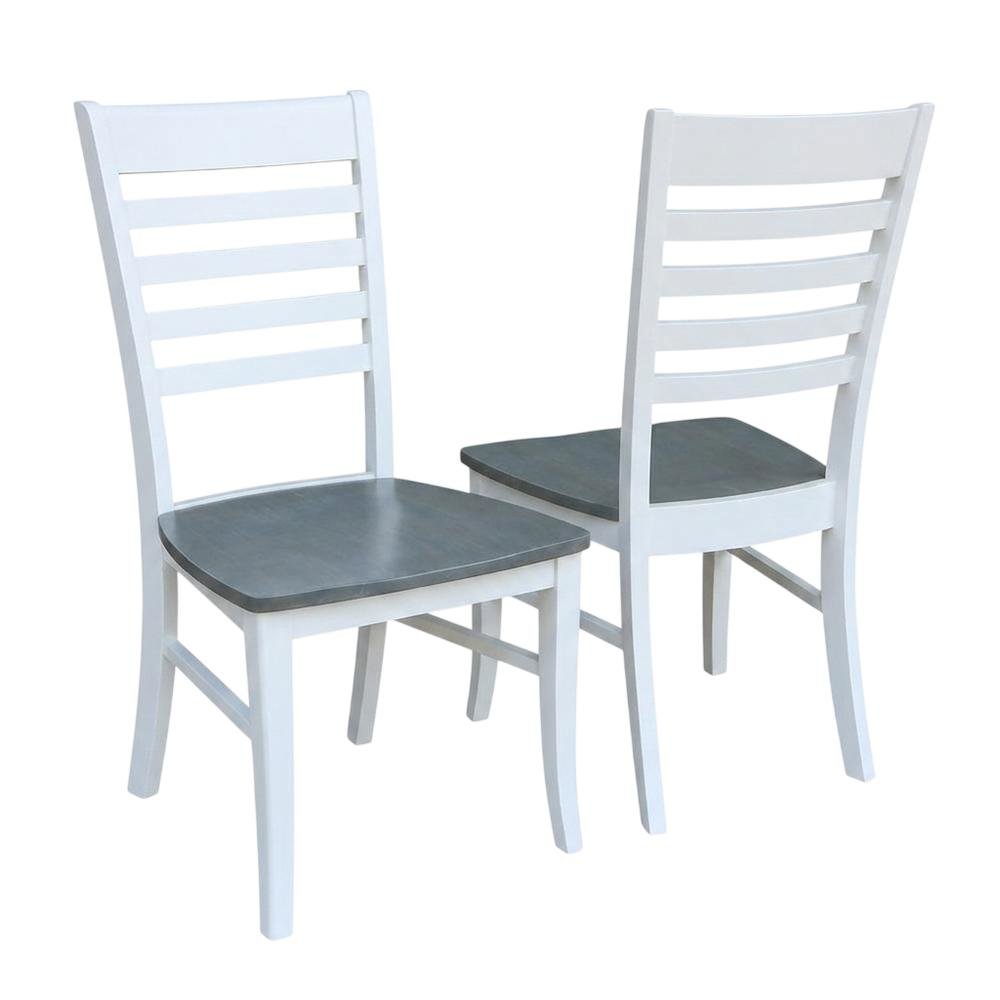 Solid Wood Ladder Back Dining Chair for Kitchen and Dining Room