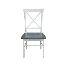 Solid Wood X-Back Dining Chair for Farmhouse Kitchen or Dining Room