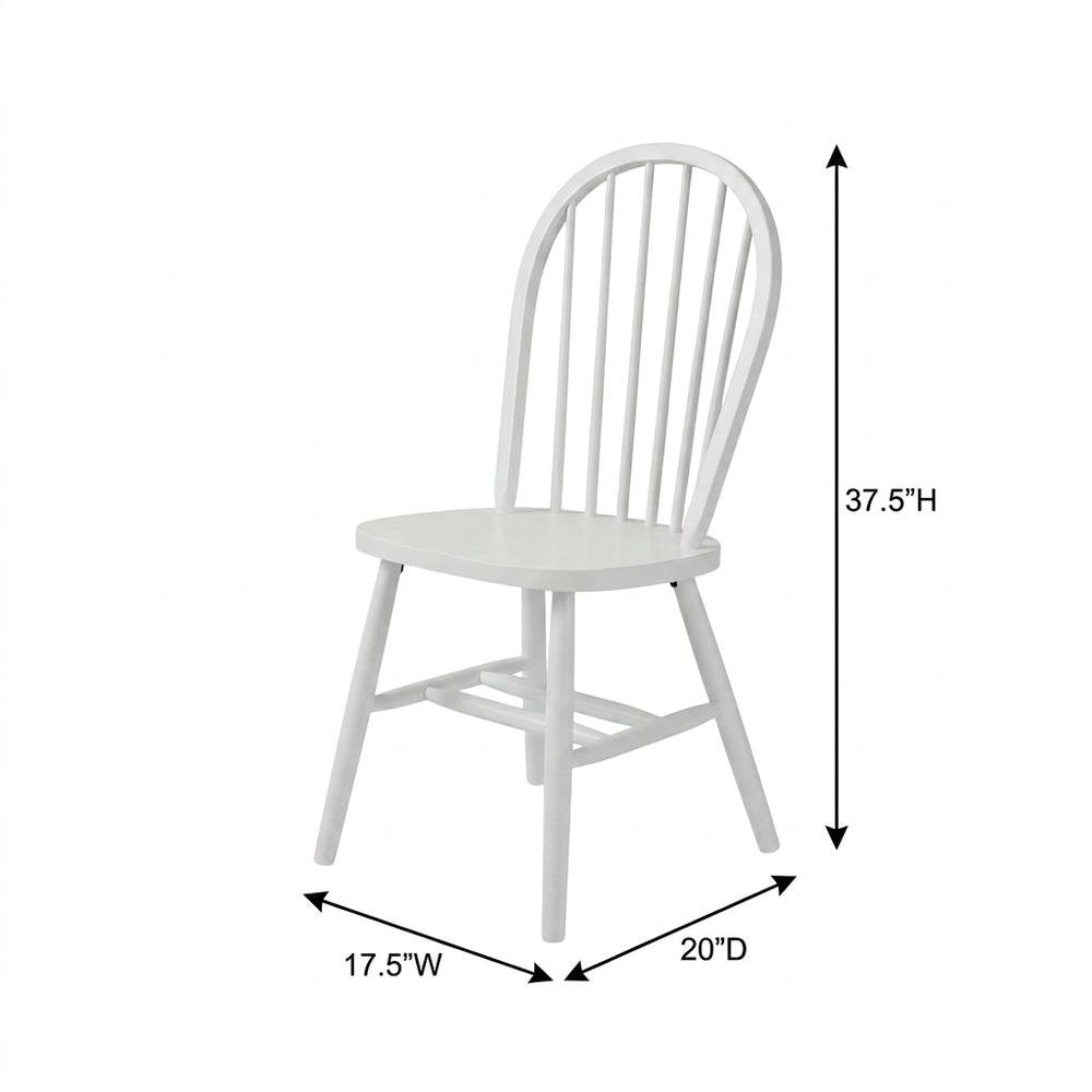 Parawood Windsor Spindle Chair with Spindleback for Dining Room