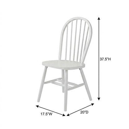Parawood Windsor Spindle Chair with Spindleback for Dining Room