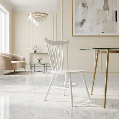 Parawood Dining Chair with Solid Wood Frame for Kitchen and Dining Room