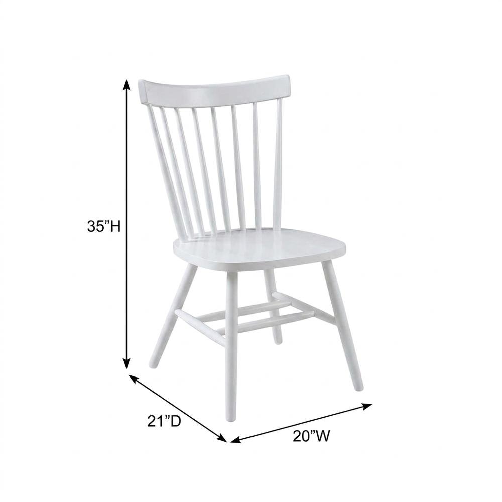 Parawood Dining Chair with Solid Wood Frame for Kitchen and Dining Room