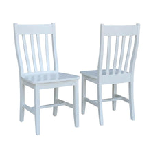 Hardwood Cafe Dining Chairs for Kitchen Table, Set of Two, Dining Room