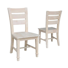 Tuscany Unfinished Hardwood Dining Chairs for Kitchen or Dining Room