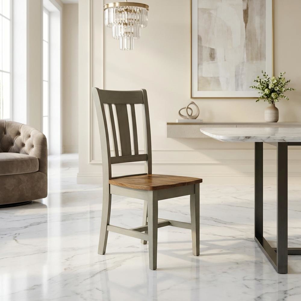 Hardwood Splatback Dining Chair with Wipe-Clean Seat for Dining Room