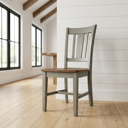 Hardwood Splatback Dining Chair with Wipe-Clean Seat for Dining Room