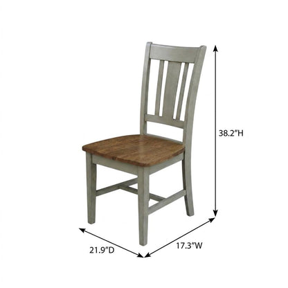 Hardwood Splatback Dining Chair with Wipe-Clean Seat for Dining Room