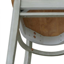 Hardwood Side Chair with Wipe-Clean Seat for Living Room or Dining
